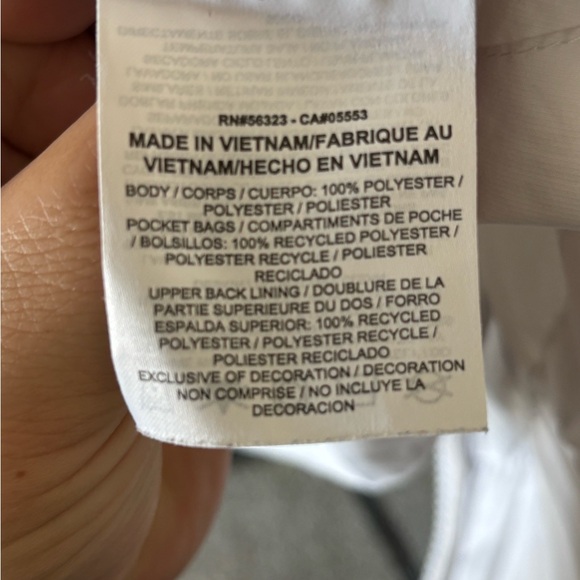 Nike Windrunner Windbreaker Women's M White Gray Hooded Jacket Vented Sportswear - Picture 7 of 8